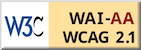 遵守2A級無障礙圖示,萬維網聯盟(W3C)- 無障礙網頁倡議(WAI) Web Content Accessibility Guidelines 2.1