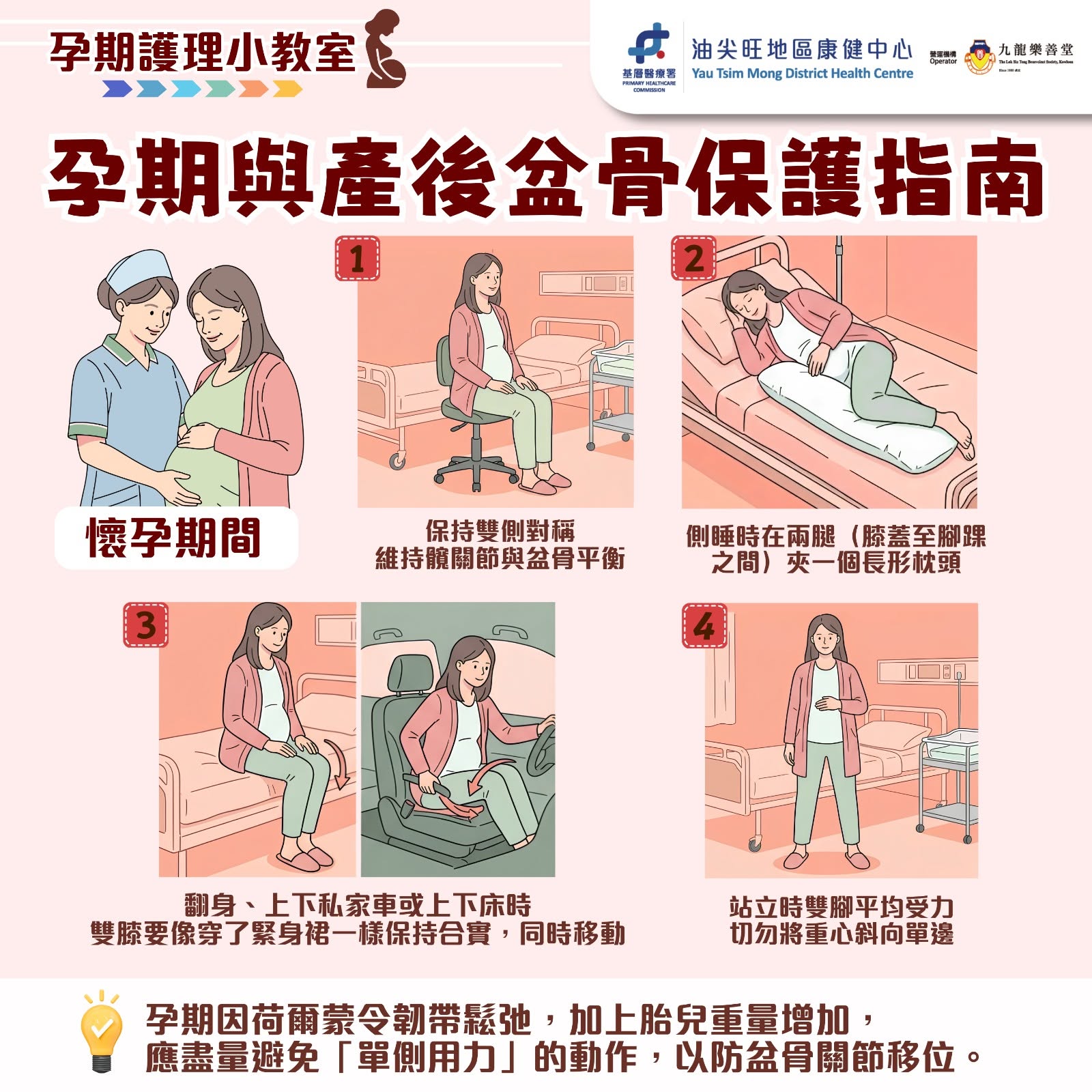 【孕期護理小教室｜ 孕期與產後盆骨保護指南 】